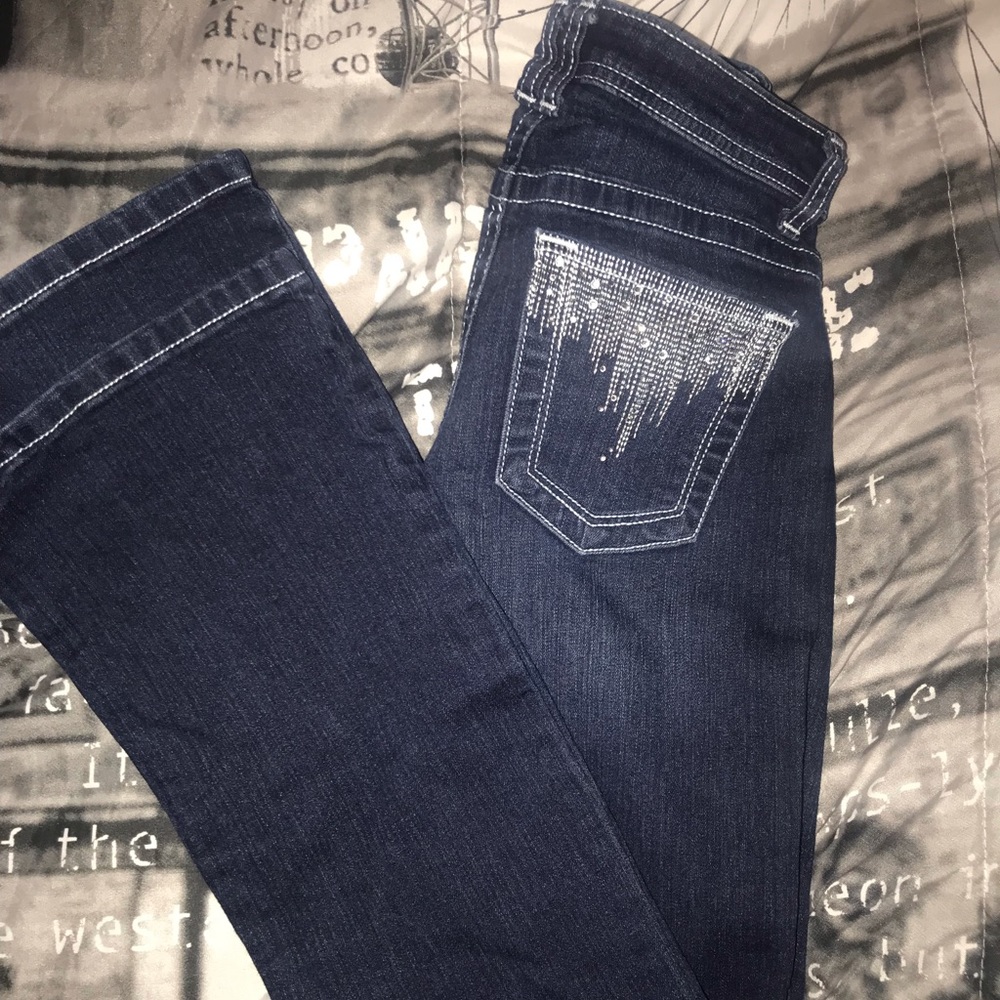 Bootcut blingy jeans